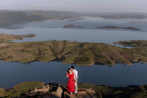 Inspiração de Ensaio pré wedding no morro do gavião'