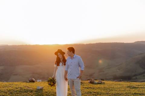 Ensaio de casal na montanha '