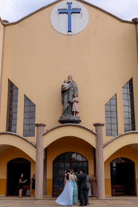Casamento de dia na igreja'
