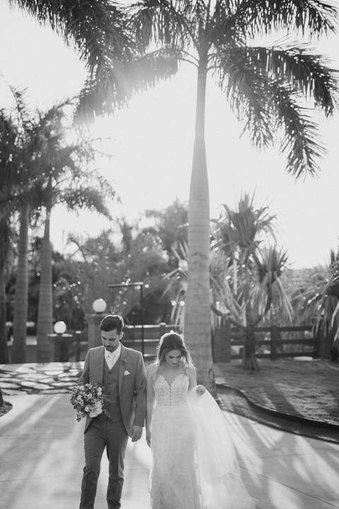 Ensaio pós cerimônia no campo '