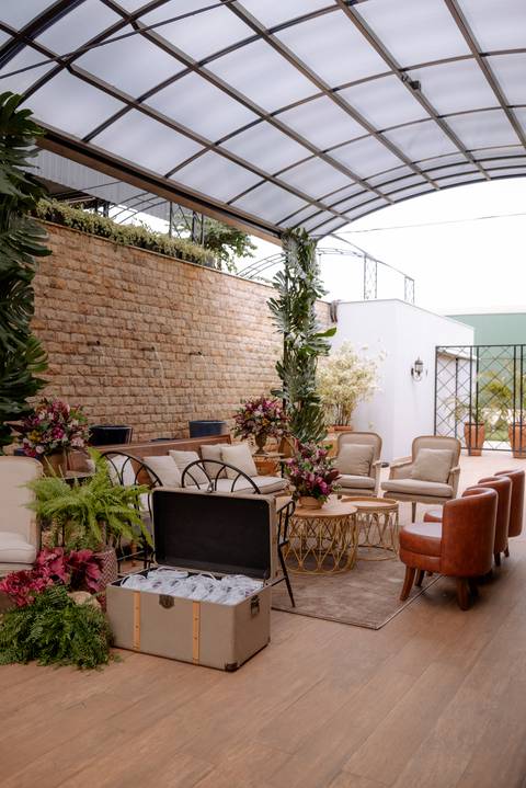 Decoração para casamento de dia'