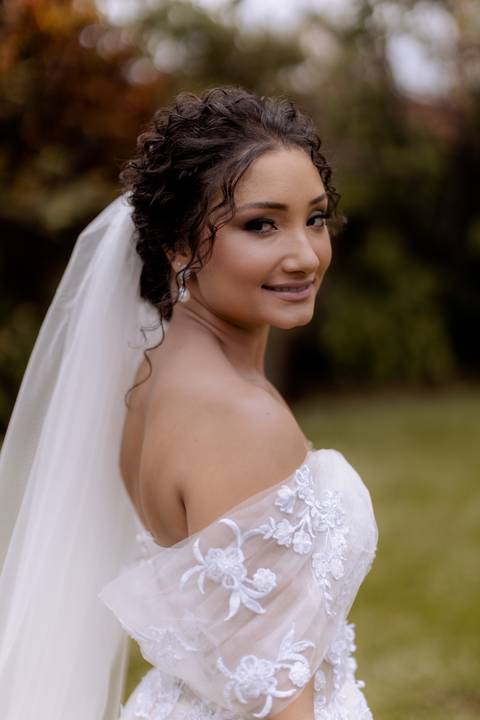 Retrato feminino para noivas'