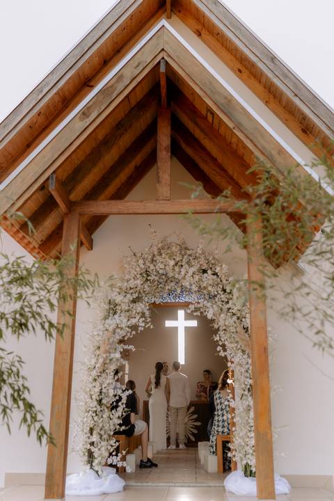 Casamento intimista de dia'