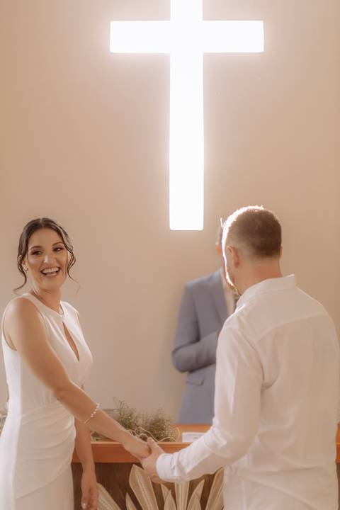 Troca de votos dos noivos'