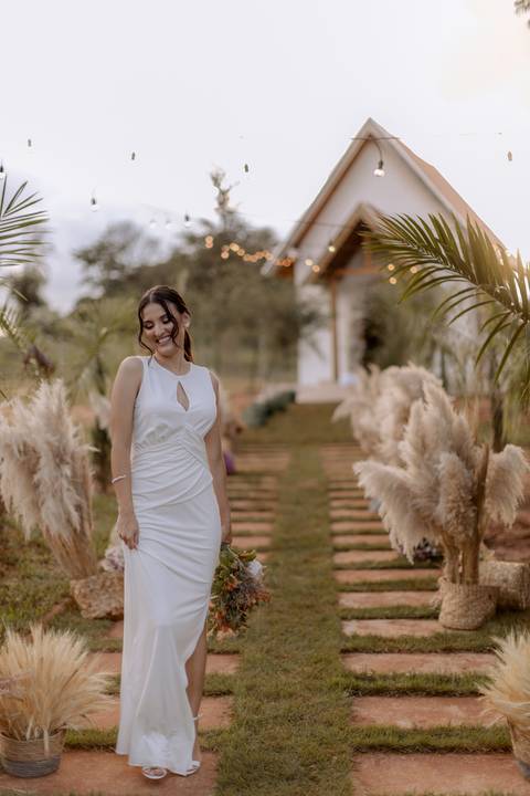 Inspiração de noiva casamento de dia'