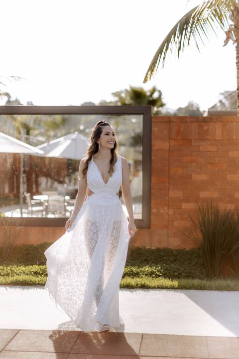 Inspiração de look para noiva em noivado'