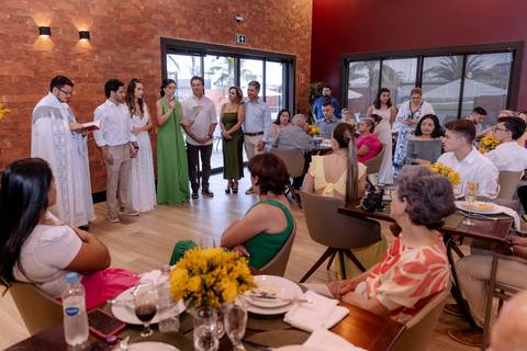 festa de noivado intimista'