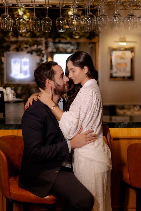 casal em ensaio pré wedding '