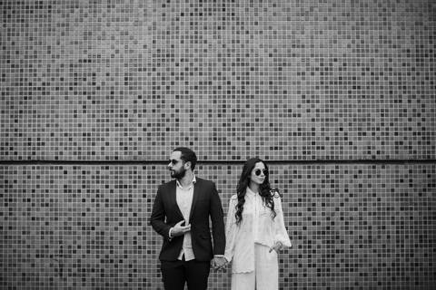 inspiração de ensaio pré wedding urbano '