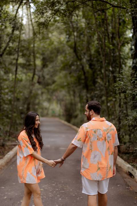 Ensaio Pré Wedding em parque '