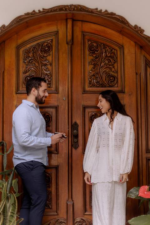 pedido de casamento em ensaio'