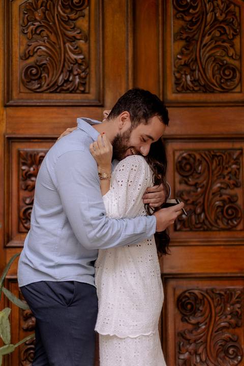 pedido de casamento em ensaio'