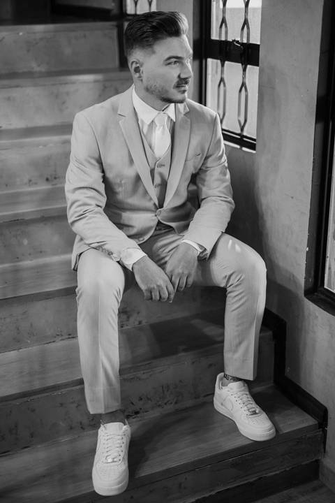 Inspiração de retrato para noivo '