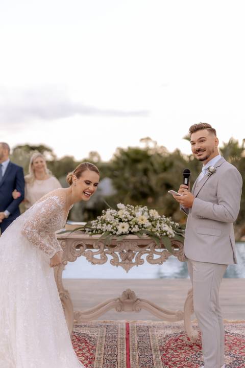 Casamento de dia ao ar livre'