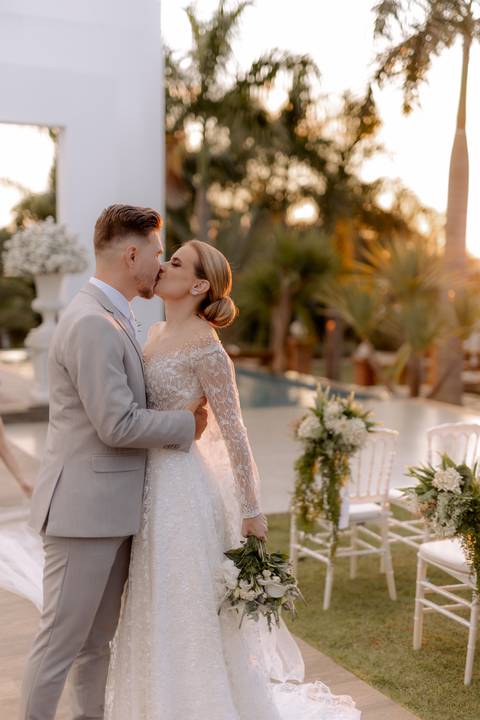 Ensaio pós cerimonia ao ar livre
'