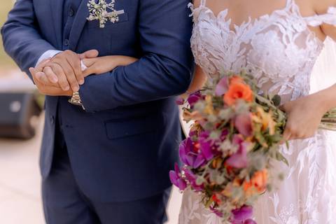 Casamento de dia ao ar livre'