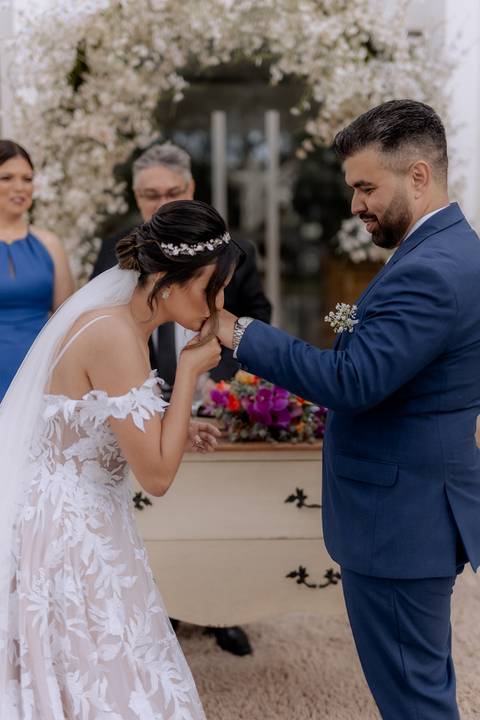 Casamento de dia ao ar livre'