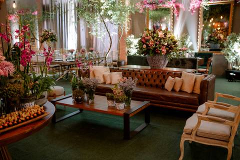 estúdio decorado para casamento '