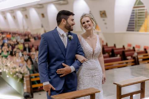 inspiração de casamento na igreja'