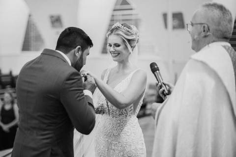  troca das alianças'