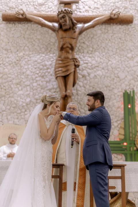  troca das alianças'