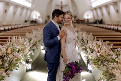 inspiração de foto para casamento na igreja '