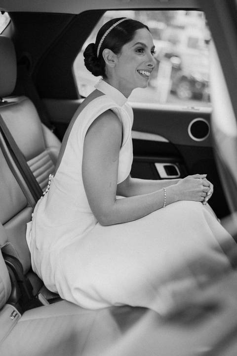 noiva a caminho da igreja'