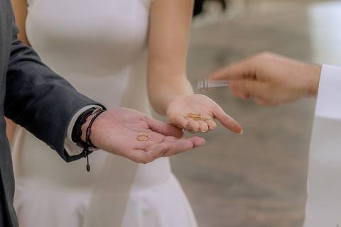 benção das alianças'