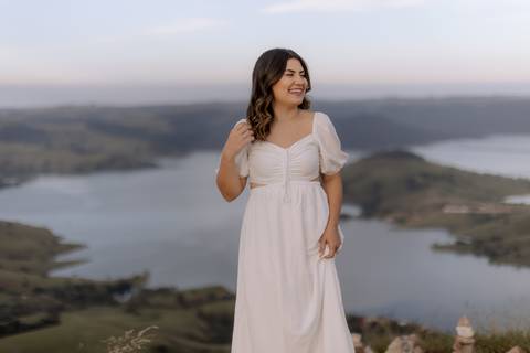 inspiração de look all white para pré wedding '