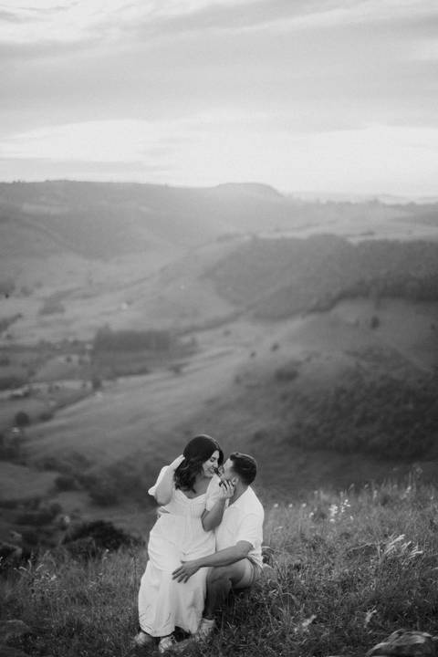 ensaio de casal no morro do gavião'