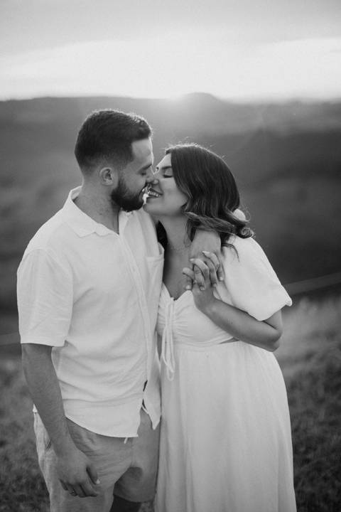 ensaio de casal no morro do gavião'