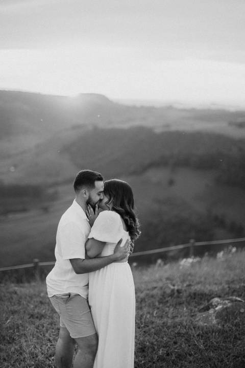ensaio de casal no morro do gavião'