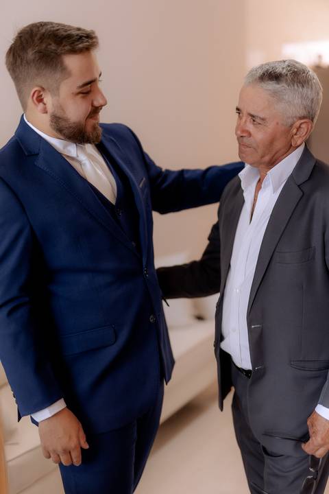 making of do noivo com seu pai '