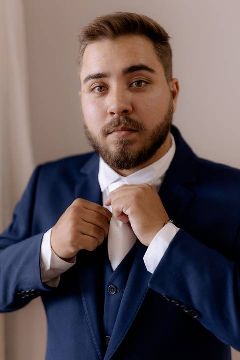 Inspiração de retrato para noivo '