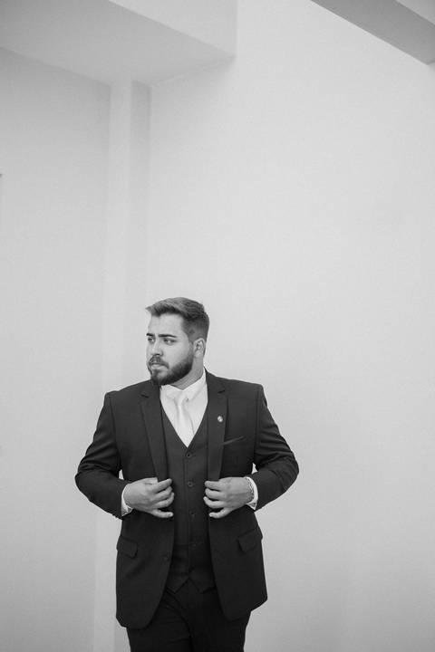 Inspiração de retrato para noivo '