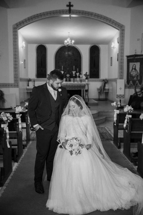 Ensaio pós cerimonia na igreja
'