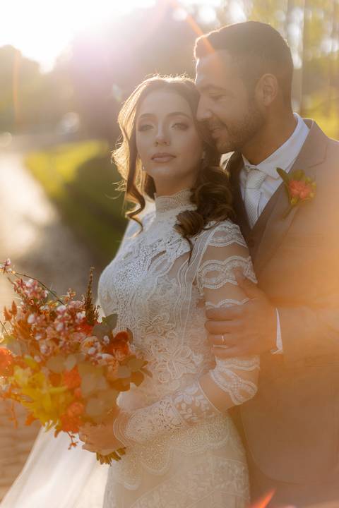 ensaio pós cerimonia no campo '