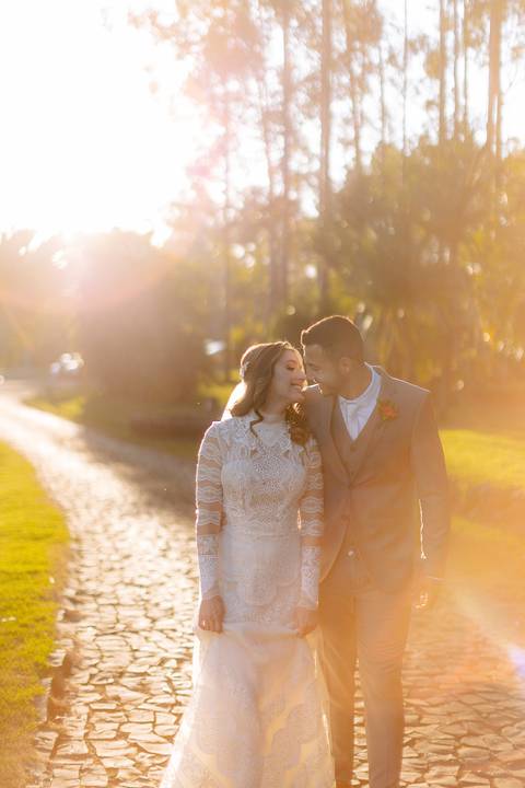 ensaio pós cerimonia no campo '