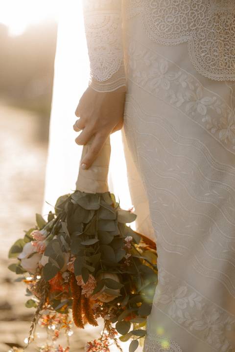 ensaio pós cerimonia no campo '