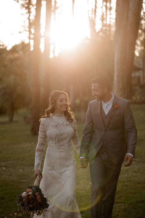 ensaio pós cerimonia no campo '