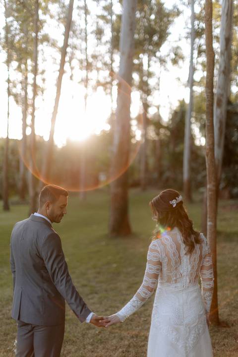 ensaio pós cerimonia no campo '