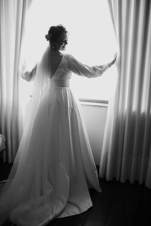 Inspiração de retrato de noiva'