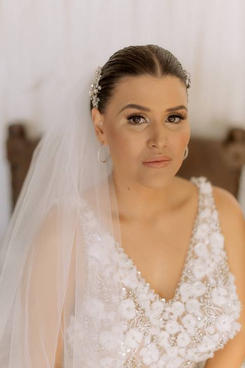 Inspiração de retrato de noiva'