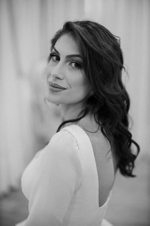 Inspiração de retrato de noiva'