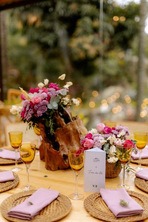 Inspiração de decoração de casamento '