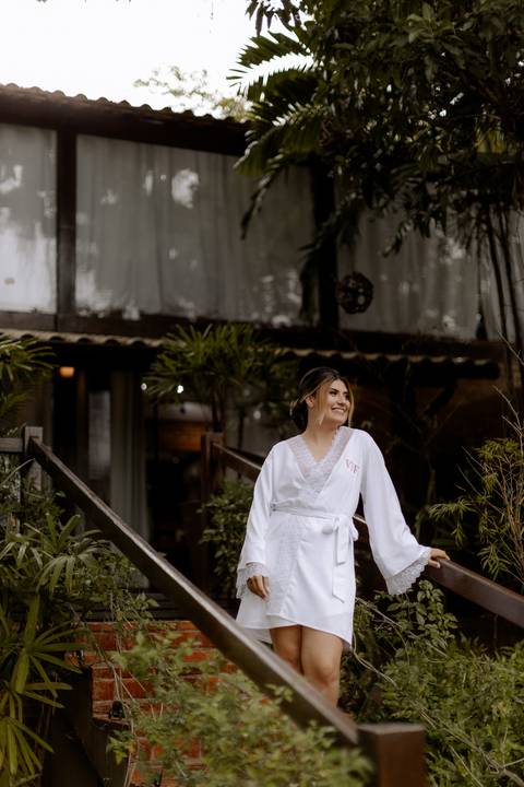 Inspiração de retrato de noiva no making of'