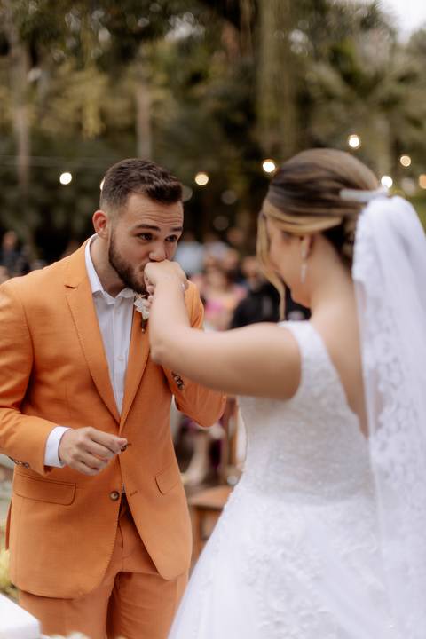 troca das alianças'