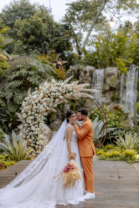 ensaio pós cerimonia no campo '