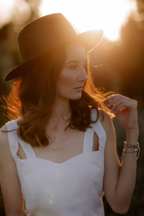 inspiração de ensaio feminino ao ar livre'