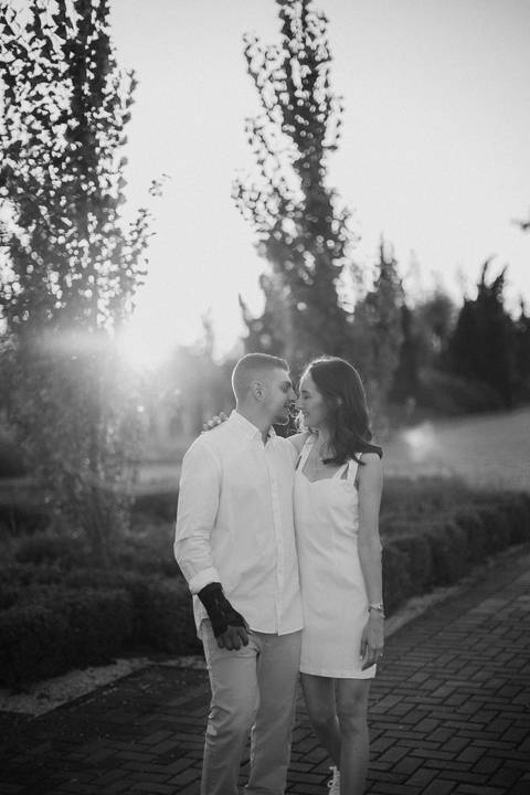 ensaio de casal com luz linda do por do sol'